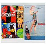 2 Coca-Cola Tin Posters
