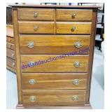 Broyhill Standing 5 Drawer Wooden Chest