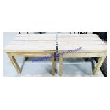 Pair of Homemade 2x4 Benches/Equipment Tables