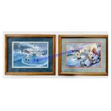 Patrick Costello Framed Winter Prints 13"x16"