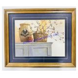 Framed Country Still Life Print 19"x23"