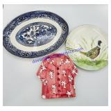 3 Ceramic Plates