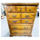 Wood, Vinyl, & Pressboard 5 Drawer Chest