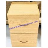 Pressboard & Vinyl File Cabinet (25x15.5x15.5")