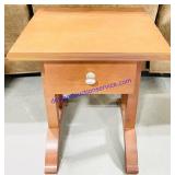Small Wooden End Table/Nightstand (17x14.5x20.5")