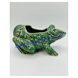 McCoy Ceramic Frog Planter