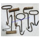 Vintage Meat Hooks