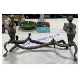 Vintage Fireplace Andirons