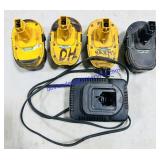 DeWalt Batteries & Charger