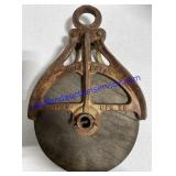 Wood And Metal Pulley