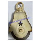 Wood And Metal Pulley