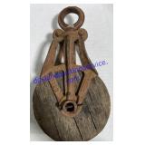 Wood And Metal Pulley