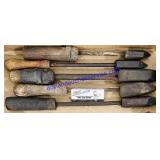 5 Large Antique Soldering Rods