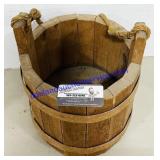 Vintage Wooden Bucket
