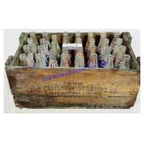 31 Pepsi Bottles w/ Wooden Crate