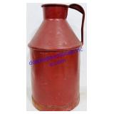 Painted Metal Milk Can