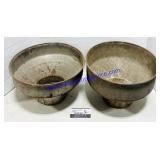 2 Vintage Funnels w/ Bottom Sieve