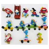 12 Vintage Rubber Figures