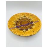Haeger Art Sunflower Ashtray