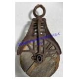Wood And Metal Pulley