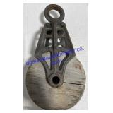 Wood And Metal Pulley
