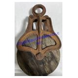 Wood And Metal Pulley