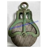 Wood And Metal Pulley