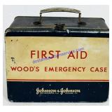 Vintage Johnson & Johnson First Aid Kit Tin