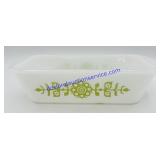 Glasbake Milk Glass Loaf Pan