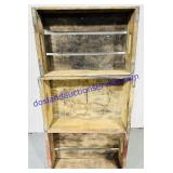 Vintage Wood Crates (Connected) 36x18"