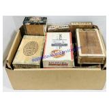 Large Lot of Cigar Boxes