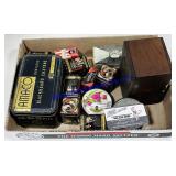 Lot of Small Tins