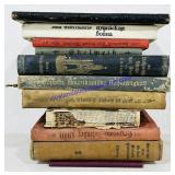 11 Non-English Vintage Books (German, Russian,
