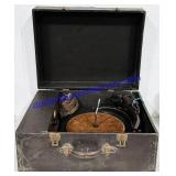 Antique Portable Record Player (Non-Functioning,