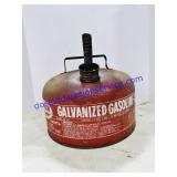 Galvanized Gasoline Can