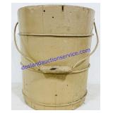 Antique Painted Wooden Bucket
