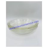 4 Pyrex Glass Pie Plates