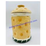 Yellow Daisy Ceramic Canister