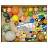 Rubber Bouncy Balls & Glass Marbles
