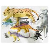 7 Rubber Animal & Dinosaur Toys