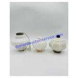 Vintage Milk Glass Shades