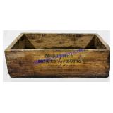 McKinney Antique Wooden Crate