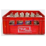 24 Vintage The Pop Shoppe Soda Bottles w/ Case