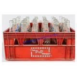 24 Vintage Pepsi-Cola Soda Bottles w/ The Pop