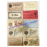 10 French Wartime Antique Post Card Albums
