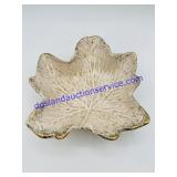 U.S.A. Pottery Leaf-Shaped Dish
