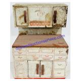 Vintage Tin Cabinets Toy