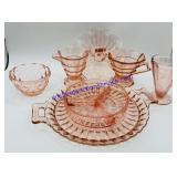 Miscellaneous Pink Depression Glass