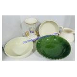 Miscellaneous Bowls, Pitcher and Vase