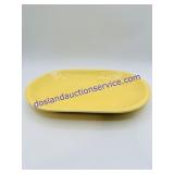 Gibson Yellow Ceramic Platter